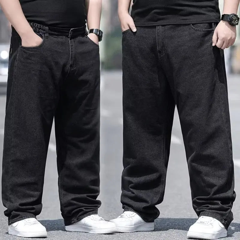 Oversize Jeans for Man Male Jeans Pants Denim Pants Men's Jean Big Size Baggy Y2k Mens Cargo Black New Wide Leg Trousers