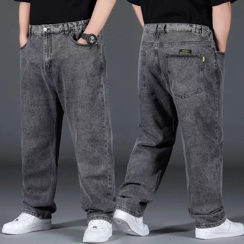 Oversize Jeans for Man Male Jeans Pants Denim Pants Men's Jean Big Size Baggy Y2k Mens Cargo Black New Wide Leg Trousers