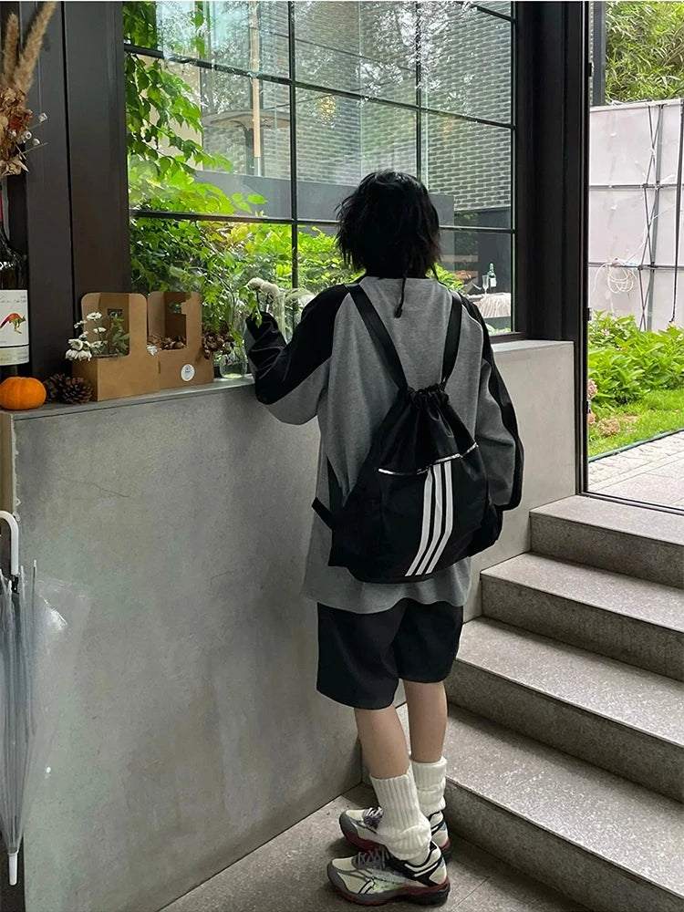 Harajuku Long Sleeve T-shirt Women Men Loose Y2k Top Grunge Aesthetic Clothes Vintage Graphic T Shirts Korean Camisetas Tee