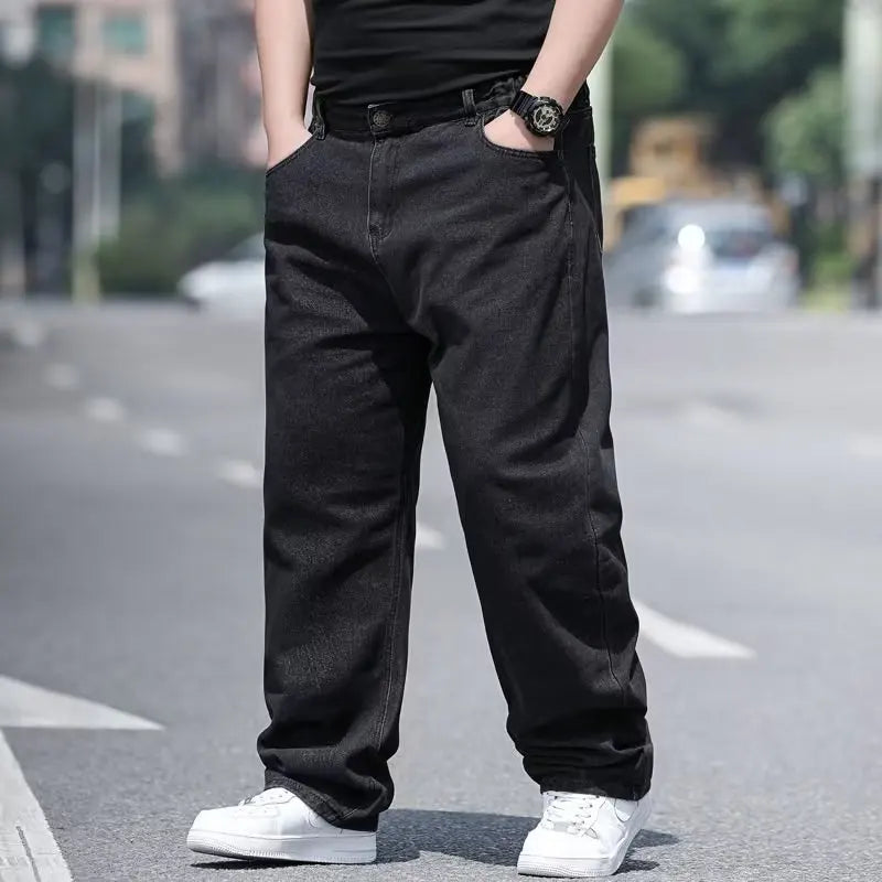 Oversize Jeans for Man Male Jeans Pants Denim Pants Men's Jean Big Size Baggy Y2k Mens Cargo Black New Wide Leg Trousers
