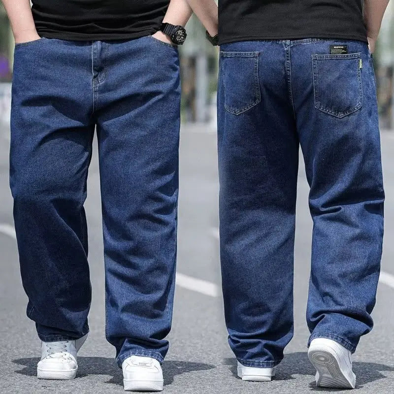 Oversize Jeans for Man Male Jeans Pants Denim Pants Men's Jean Big Size Baggy Y2k Mens Cargo Black New Wide Leg Trousers